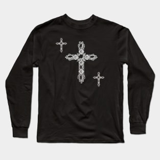 Gothic Cross Long Sleeve T-Shirt